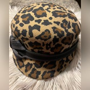 Black and Brown One Size Printed Hat $20